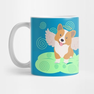 Cornicorg puppy on a cloud Mug